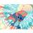 Jay Franco Disney Lilo & Stitch Catching Waves Room Rug 52x69"