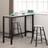 SECONIQUE Athens Bar Stool 90cm 3pcs