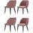 Life Interiors Milano Velvet Kitchen Chair
