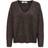 JDY knitted v neck jumper in brown melange(XS)