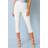 Roman Cropped Stretch Trouser - White