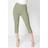 Roman Cropped Stretch Trouser - Khaki
