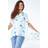 Roman Spot Print Button Through Shirt