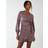 Blue Vanilla Long Sleeve Wrap Hem Dress