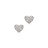 Scrouples Heart Karat Vitguld Örhängen Med Diamanter 0,11 Carat W/si 121896