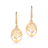 Scrouples Tree Of Life Karat Guld Örhängen Med Zirconia 122433