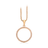 Scrouples Circle Karat Guld Hänge Med Zirconia 213393