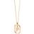 Pdpaola Gold Mini Letter P Necklace - Gold