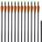 vidaXL Pilar i fiberglas för compoundbåge standard 30" 0,8 cm 12-pack