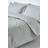 Homescapes Single, Egyptian Cotton Duvet Cover Grey, Silver