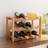 vidaXL Solid Wood Walnut for 12 Bottles Wine Rack