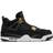 NIKE Air Jordan 4 Retro M - Black/Metallic Gold/White