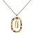 Pdpaola Gemstones Initial U Pendant - Gold