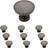 Franklin Brass Brass P29523K-B Fulton 1-3/16 Mushroom Cabinet Knob Chestnut Cabinet Hardware Knobs Mushroom Chestnut 1pcs