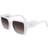 Karl Lagerfeld KL6098S Squared Normal Sunglasses - White/Brown