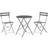 ProGarden 3x Bistro Set, 1 Table incl. 2 Chairs