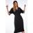 Roman Sequin Sleeve Midi Dress