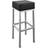 Brushed Square Bar Stool