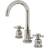 Kingston Brass Fauceture FSC8929DX Concord Widespread Bathroom Faucet Polished Nicke Nickel