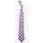 Eagles Wings Men's TCU Horned Frogs Check Skinny Tie, Multicolor