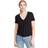Veronica Beard Veronica Beard Cindy V-Neck Tee - Black
