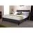 GFW Bed Frame With Padded Headboard Small Double 134x200cm