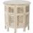 Dkd Home Decor Floral Brown Coffee Table 54x62.5cm