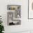 vidaXL Grey Sonoma Shelves 2 pcs Wall Shelf 50cm