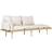 Umage Lounge Runt 3-Sits Ek/White Sands Soffa 3-sits