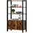 Homcom Industrial Rustic Brown Book Shelf 120cm