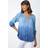 Roman Sequin Embellished Ombre Blouse