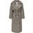 Only Braun karierter Trenchcoat-Brown