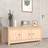 vidaXL Solid Wood Pine Cabinet Shoe Rack