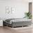 vidaXL Fabric Sengeramme 200x200cm