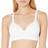 Hanes womens Perfect Comfortflex Wirefree Mhg260 Full Coverage Bra, White Rib