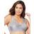 Glamorise Full Figure Plus Size MagicLift Original Support Bra - Silver