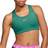 Nike Swoosh Medium-Support 1-Piece Pad Sports Bra - Neptune Green/White