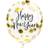 PartyDeco Latex Balloons Happy New Year 3-pack