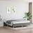 vidaXL 160x200 stof Sengeramme