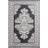 Homescapes Motif Reversible Rug Black, White