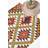 Homescapes Oslo Yellow, Orange, Brown, Grey, White, Beige cm