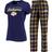 Concepts Sport Women's Los Angeles Lakers Lodge T-shirt And Pants Sleep Set