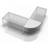 EUROKRAFTpro Linking Top 90 Quarter Circle Light Grey Oven Tray