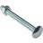 Forgefix 10CB1075 Carriage Bolt & Nut ZP M10 Bag