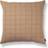 ferm LIVING Prydnadskudde Grid Komplett dekorationskudde Brun (50x50cm)
