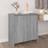 vidaXL Grey Sonoma Sideboard 70x75cm