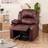 Northfield Dual Motor Massage Heat Riser Recliner Chair Burgundy