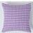 Homescapes Houndstooth Cotton Cushion Cover Purple (60x60cm)