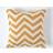 Homescapes Mustard Geometric Knitted Cushion Cover Yellow, White (45x45cm)