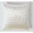 Homescapes Cream Crushed Cushion Cover Natural, White